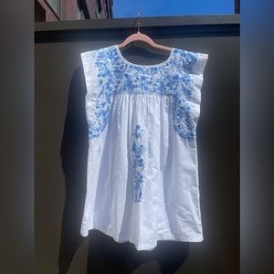 Mi Golondrina Flores Blouse